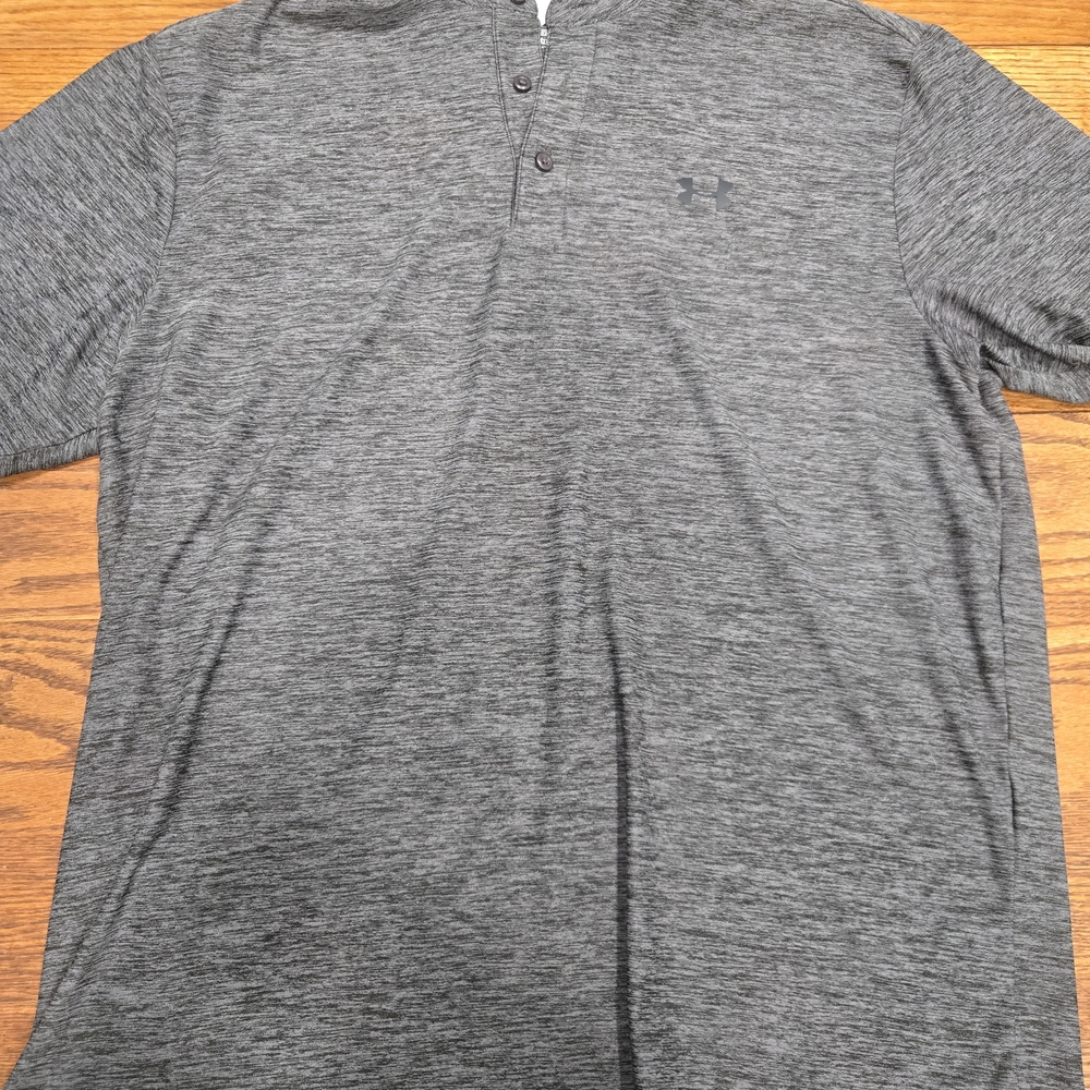Under Armour Men's Gray Polo Shirt